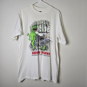 Vintage Nascar Shirt Monster Mile Dover Downs 90s Mens Extra Large Short Sleeve